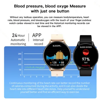 ZODVBOZ Smart Hodinky Ženy Vlastné Dial Prijatie Hovoru Monitorovanie Krvného Tlaku Hodinky Mužov Nepremokavé Smartwatch Pre Xiao Huawei