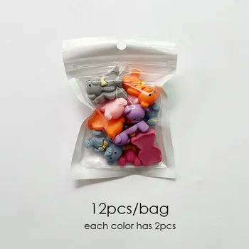 12pcs/taška 3D Nail Art Decoration Kawaii Medveď na Nechty, Prívesky Živice Farby Zmiešané Sweet Candy Manikúra DIY Nechtov Nástroje
