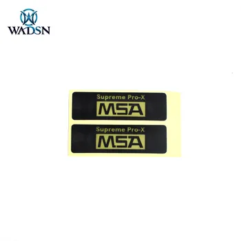 WADSN 5set /Pack Airsoft Sordin Headset MSA Nálepku 43*13mm Strelecké Slúchadlá Najvyššieho Pro-X MSA Samolepky pre Hi-Hrozba Tier