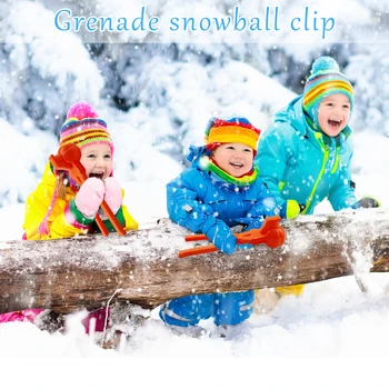4pcs/set DIY Snehové Gule Model Svorky Multi-tvar Cartoon Snehu/Piesok Uchopenie Hračky Hodiť Loptu Snehu Športové Hračky pre Zime Sneh Hrať