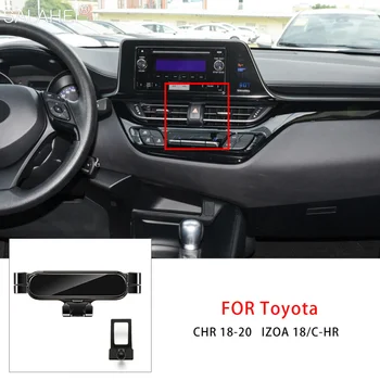 Telefón Držiak Pre Toyota C-H CHR Izoa 2018 2019 2020 2021 2022 Auto Venovaný Mobilný Telefón Držiak Gravitácie GPS Príslušenstvo