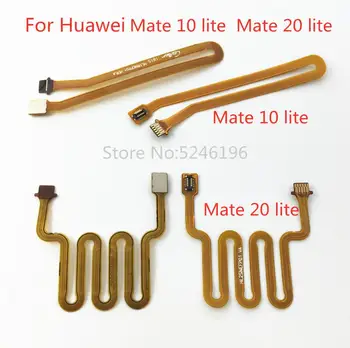 Vhodné pre Huawei mate 10 Lite mate 20 Lite konektor s hlavným tlačidlo odtlačkov prstov dotyk identifikácia snímača mäkké kábel