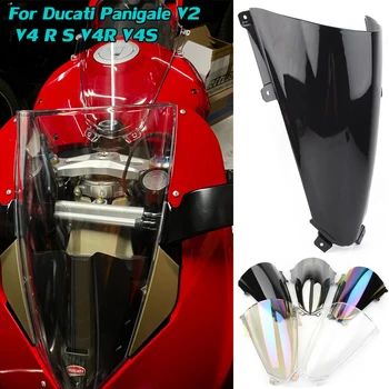 V4R V4S Čelné sklo čelné Sklo Pre Ducati Panigale V2 V4 R S 2022 2021 2020 2019 2018 Motocykel veterný štítok Double Bubble Nové