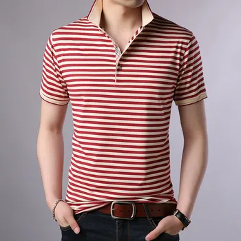 C1336-Letné nové pánske T-shirts farbou slim trend bežné krátke rukávy móda
