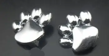 (50,100)ks/10 mm veľa chrome packa tlač vysuňte kúzlo fit pre 10 mm diy náhrdelník / náramok pet obojky
