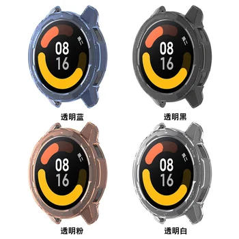 Prípad Pre Xiao Mi Watch Color 2 Shockproof puzdro Ultra-Slim Mäkké TPU Chránič Pre MiWatch Color2 Shell Rám Príslušenstvo