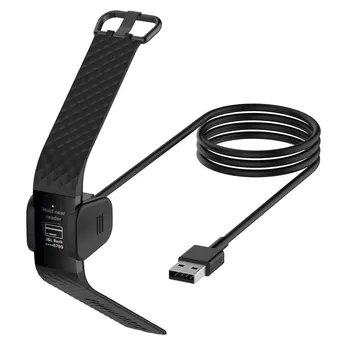 55/100 cm USB Nabíjací Kábel Dock Kábel, Kábel Nabíjačky Pre Fitbit Poplatok 3 Inteligentný Náramok Náhradné Nabíjačky