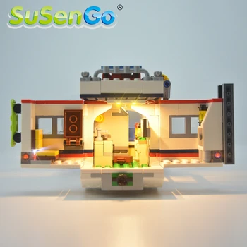 SuSenGo LED Svetla Kit Pre 31052 Kompatibilný S 3117
