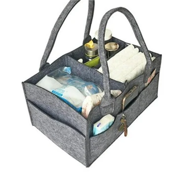 Baby Plienky Caddy Organizátor Prenosný Držiak na Tašku na prebaľovací Stôl Auto Škôlky Essentials Skladovacie Koše Nappy Tašky