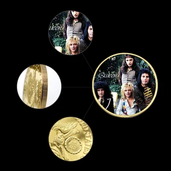Rocková Kapela Queen Mince s Vynikajúcou Darčeka Británia je Unikátna Kapela Pamätné Mince V Kapsule Najlepšie Darčeky pre Fanúšikov