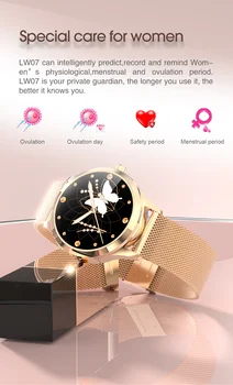Xiao 2022 Lady Smart Hodinky Vodotesné IP68 Ženy Watche Smartwatch Srdcového tepu Náramok Pre Android a IOS, Samsung iPhone
