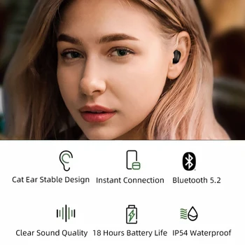 Xiao Redmi Puky 3 Lite TWS Bluetooth 5.2 Slúchadlo Headset IP54 18 Hodín Životnosti Batérie Mi Ture Bezdrôtové Slúchadlá 3 Mládeže Edition