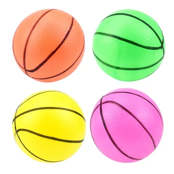 1PC 10 CM Plastové Cementu Multicolor Deti Inflácie Basketbal Malé Tlieskanie Loptu Hračky