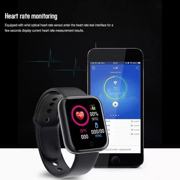 Veľkoobchod Y78 Smart Hodinky Y78 D20 Aktualizované Muži Ženy Smartwatch D30 i7 Šport Fitness Náramok Sledovať Krvný Tlak Hodiny Monitor