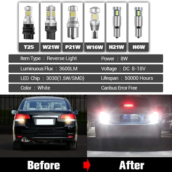 Pre Toyota CHR C H 2016-2019 Príslušenstvo 2ks LED Zadnej strane Svetla Zálohy Lampa 2017 2018
