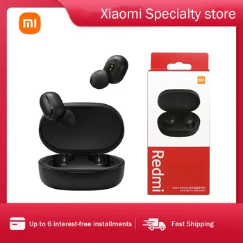 Pôvodný Xiao Redmi Airdots 2 Fone Bluetooth Slúchadlá Bezdrôtové Slúchadlá Fone de ouvido Bluetooth Mi Bezdrôtové Slúchadlá Slúchadlá