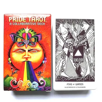 Pride Tarot Karty PDF Príručka angličtiny dosková hra pre strany žien rodina je hranie hier, kariet