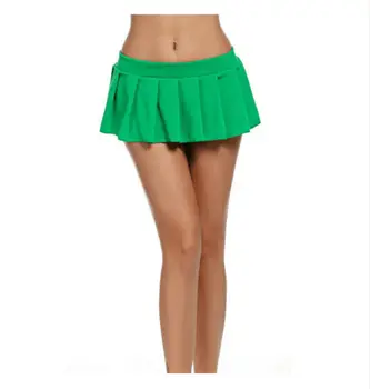 Ženy Sexy Mini Sukne Bežné Školáčka Hot Sleepwear Micro Sukne Sexy Letné Krátke SkirtsDance Clubwear Kovové Plus Veľkosť
