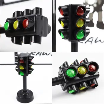 Skoro Vzdelávania Simulácia Klasické Hračky semafory Signál Lampa Mini detské Hračky semafor plastikový Model