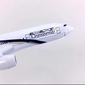16 CM 1:400 Rozsahu ELAL Israel Airlines Dýchacích ciest Boeing 777 B777 Lietadla Kovové Diecast Rovine Model Zberateľskú displej