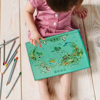 Magnetické Sveta Mapa Sveta Puzzle S Čínou Mapu Drevené Puzzle Drevené Geografia Skladačka Puzzle Vzdelávacie Kid Hračky Pre Dievčatá Chlapci