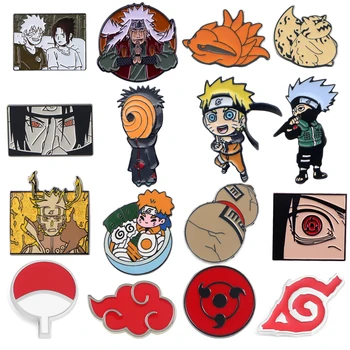 Japonské Anime Red Cloud Šperky, retiazky na batohy Príslušenstvo Preklopke Kolíky Smalt Pin Brošne Tašky Odznak Priateľ Deti na Darčeky