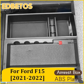 Pre Ford F150 F-150 2021 2022 Auto Príslušenstvo Centrum Úložný Box Ramena Zvyšok Armest Glove Držiteľa Doska Auto Kontajner Organizátor