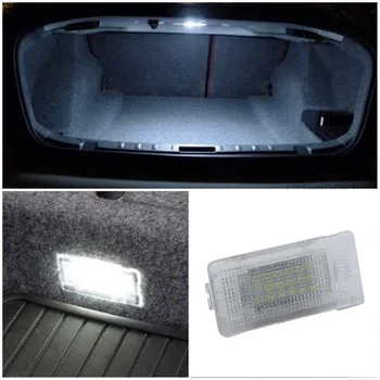 Auto Batožiny batožinového priestoru Rukavice Box LED Light 12-30V pre BMW E36 E38 E39 E46 E60 E60 E61, E65 E66 E82 E88 E90 E90 E91 E92 E93 18LED Lampa