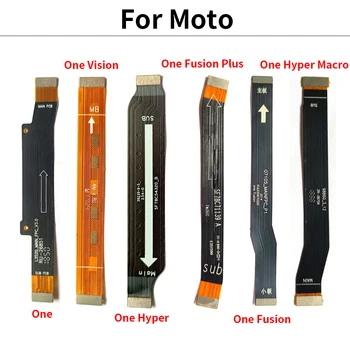 Pôvodné Hlavnej Doske Konektor LCD Rada Flex Kábel Pre Motorola Moto E7 Plus E5 E4 Plus Jeden Vízia Hyper Makro Fusion Plus