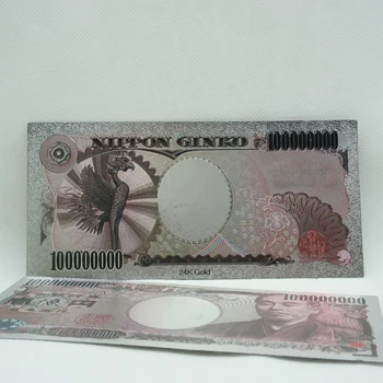Zlato, Bankovky v 24K Gold Nový Japonský Peniaze na Zbierku Bankoviek