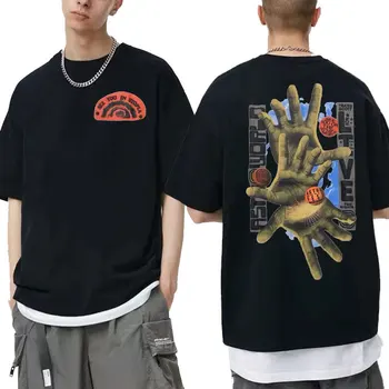 Hot Predaj Jack Kaktus Trend Street Style Tričko Lete Streetwear Muži Ženy Nadrozmerné Voľné Hip Hop T Shirt Chlapcov Rapper T-shirts