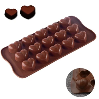 Silikónové Formy 15 Čokoláda Formy Fondant Cukrár, Candy Bar Plesne Tortu Režim Dekorácie, Kuchynské Príslušenstvo Na Pečenie
