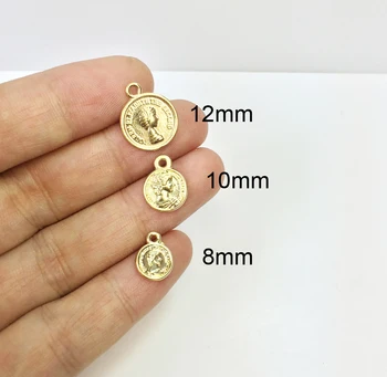 Eruifa Populárne 8mm Visiace Mince Wholesell 30pcs na tašku náhrdelník,náušnice náramok šperky DIY handmade 2 farby