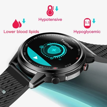 Laserová Terapia Smart Hodinky Mužov EKG PPG Telesnej Teploty Srdcovej frekvencie, Krvného Tlaku Monitor Zdravia Ženy Smartwatch Pre Android IOS