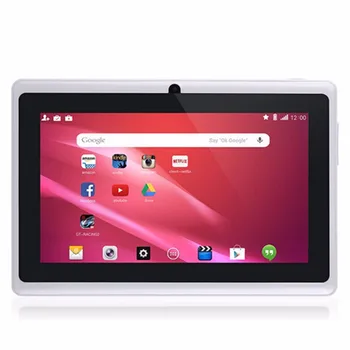 7 palcový Deti Tablet PC Q88 4GB Google Android 4.2 DUAL CORE Tablet PC A23 Kapacitný Displej Fotoaparát POLOVICE Wifi