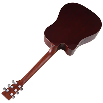 Vysoko Kvalitné Ručné Maľovanie Akustická Gitara 6 String Vintage Farba Ľudovej Gitaru Zadarmo Reťazec