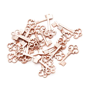 50pcs Hot Predaj Kovových Mini Kľúče Prívesok Charms Pre Šperky, Takže HOBBY Ručné Remeslo