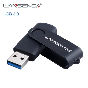 WANSENDA Rotácia Jednotky USB Flash 256 GB 128 GB Pero Disk s kapacitou 8 gb 16 GB 32 GB, 64 GB USB kľúč 3. 0 Flash Disk Vysokou Rýchlosťou Kl ' Úč