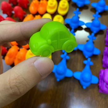 Deti Zodpovedajúce Hra Učí Vzdelávacie Hračky Zvierat Poznanie Rainbow Druh Jemnej Motoriky Školenia Montessori Zmyslové Logická Hračka Dary