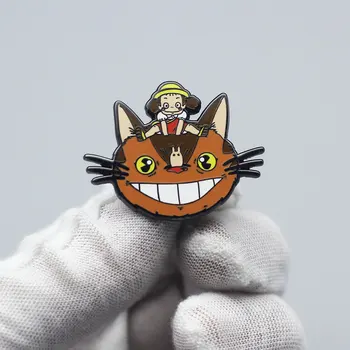 Roztomilý Zábavné Animácie Mačky Smalt Pin Originality Klope Odznak Denim Jacket Batoh Pin Dekorácie detská Móda Darček