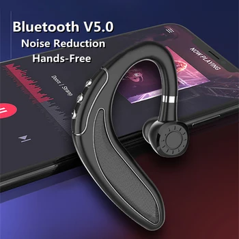 MEUYAG Bezdrôtový Bluetooth Headset Mikrofón Handsfree Hovor Strmeň na ucho Ucho Športové Hudobnom biznise Slúchadlá pre Smartphony