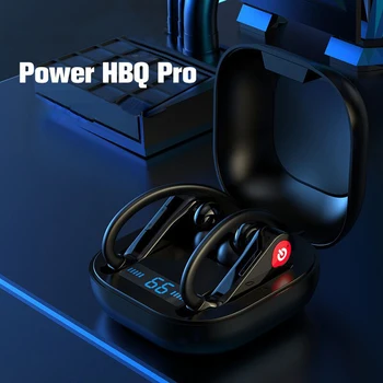 HBQ Pro Q62 TWS Bezdrôtový 5.0 Bluebooth Slúchadlá Stereo Šport Ucho Slúchadlá Vodotesné Slúchadlá Napájanie Displej Headsety