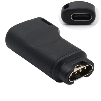 USB C Typ C Žien na 4pin Poplatok Adaptér pre -Garmin Prístup S60 Fenix 6X Pro Solar Vivoactive3 tréner Aktívne K1KF
