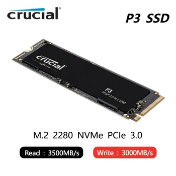 Crucial SSD P3 NVME M2 PCIe 4.0 P2 PCIe 3.0 špecifikácii p3p 500GB 1 TB 2TB 4t-taktné P5 PLUS Ssd M. 2 2280 Internej jednotky ssd (Solid-State Disky, 1T pevný disk