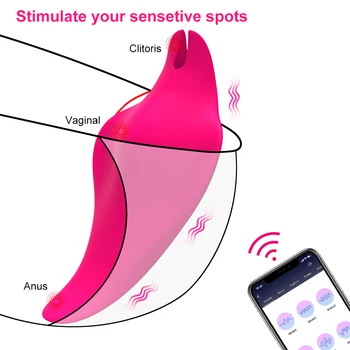 Dlhé Vzdialenosti Aplikáciu Diaľkové Ovládanie Vibrátor Sexuálne Hračky Pre Pár Vibračné Vajíčko G-Spot Vibrátor Klitorálny Stimulátor Pánty Vibrátor