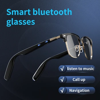 Nový príchod smart bluetooth okuliare inovatívne vymeniteľný rám magnetická príťažlivosť dizajn prispôsobiteľné šošovky