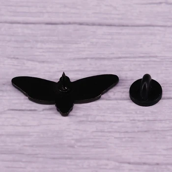 Smrť Motýľ Brošňa Tichu Jahniat Hannibal Film Gotický Kostra Ghost Mora Odznak Estetické Strašidelné Halloween klopě Pin
