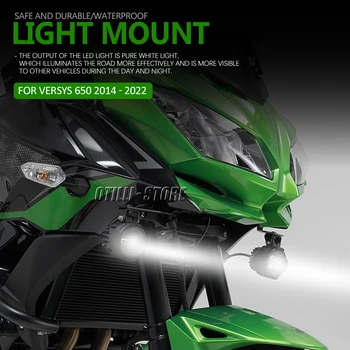 Nová Kawasaki Versys VERSYS 650 2022 - Motocykel Hmlové svetlo Upgrade Pomocné Svetlo Jasnejšie Žiarovka 40W 6000K Versys650