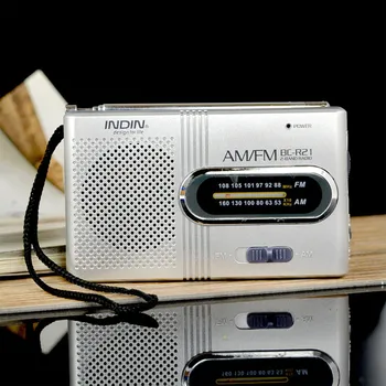 Prenosné Vreckové Rádio Počasie Núdzové Rádio Kompaktný Tranzistorové Rádiá Hlasný Reproduktor, Slúchadlá Dlhá Životnosť