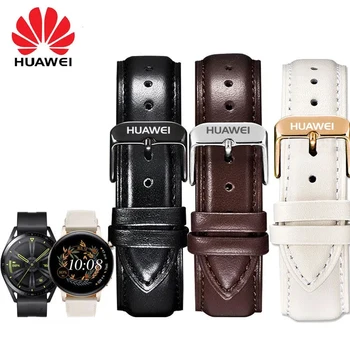 22 mm Pôvodnej Huawei kožené Watchband Pre HUAWEI Sledovať GT2 Gt3 kvalitné Popruh Pre Huawei Watch3/watch3pro GT Band Náramok